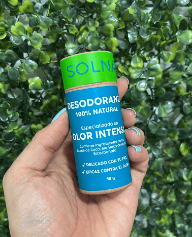 Desodorante natural especializado en olor intenso