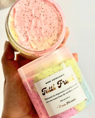 Nube exfoliante, Tuttifrutti