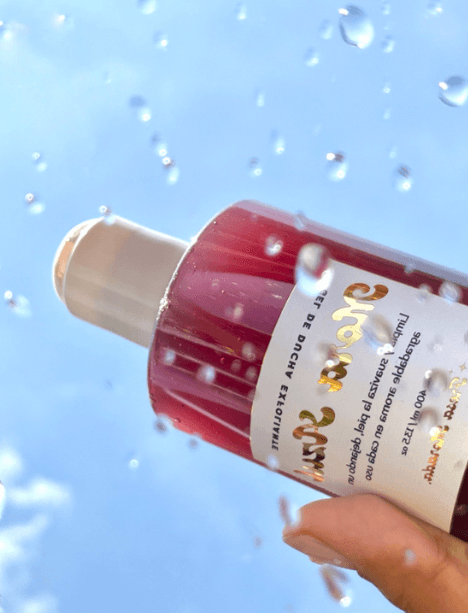 Gel exfoliante, Mora Azul